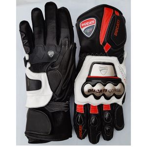 Gants de moto en cuir de vachette Gants de moto Motocross Équipement de protection Gants de course avec logo personnalisé - Product Image 1
