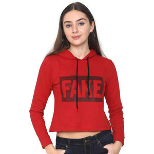 Fabrication de Sweatshirts à capuche pour filles, couleur rouge, prix de gros, vêtements d'hiver décontractés - Product Image 3