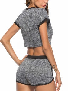 Conjunto de Yoga de talla grande y elegante personalizado para mujer, mallas de cintura alta, sujetador de apoyo, 2 piezas, secado rápido, ligero, entrenamientos diarios, Yoga - Product Image 5