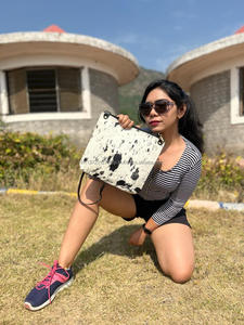 กระเป๋าสะพายหนังวัวแท้สำหรับผู้หญิงคุณภาพสูง, กระเป๋าหนังแบบสะพายข้างสำหรับผู้หญิงสไตล์ตะวันตก - Product Image 3