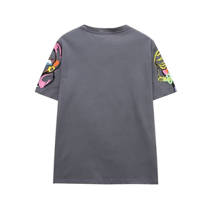 Camisetas de Mujer de Alta Calidad, Camisetas de Algodón Estampadas en Venta, Impresión Personalizada, Manga Corta, Cuello Redondo - Product Image 3