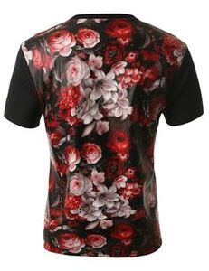 T-shirt formel à manches courtes en coton 100% noir pour hommes, avec logo sur le devant, très tendance, en vente à bas prix - Product Image 2