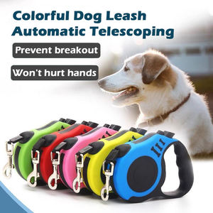 3 m / 5 m調節可能な高級犬用バックパックハーネスペットアクセサリー犬用牽引ロープリーシュ通気性犬用ハーネスリーシュ付き - Product Image 5