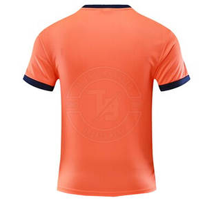 Vente directe conception personnalisée maillot de football américain 100% polyester respirant à manches courtes vêtements de sport d'entraînement grande taille usine - Product Image 2