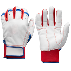 ถุงมือเบสบอลหนังสำหรับงานหนักถุงมือฝึกมืออาชีพปรับได้และทนทาน - Product Image 4