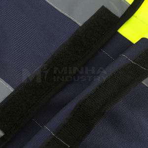 Chaleco reflectante de seguridad de alta visibilidad Último diseño personalizado Chaleco de alta visibilidad de trabajo de seguridad de alta visibilidad - Product Image 4