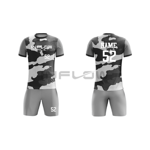 Uniforme de Fútbol Personalizado con Logotipo, Transpirable, de Secado Rápido, Diseño de Jersey de Fútbol, Modelo Completo, Sublimación, Poliéster - Product Image 2