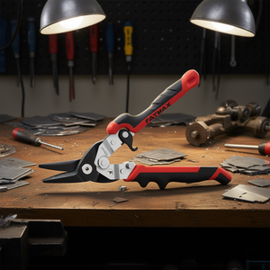 Cisailles d'aviation Stanley FATMAX ERGO 250 mm, poignée rouge, coupe à gauche FMHT73755-0 - Product Image 3