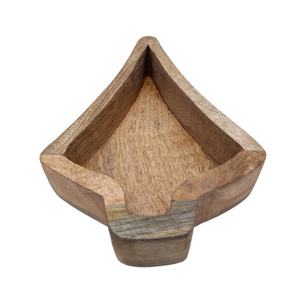 Assiette ronde en bois de couleur naturelle pour la cuisine et la table en gros Assiettes et plats pour la vaisselle Assiette de service - Product Image 3