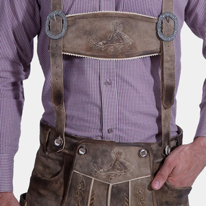 Lederhosen Fabricant OEM Tenue traditionnelle bavaroise personnalisée Qualité supérieure Fournisseur allemand de costumes Oktoberfest - Product Image 2