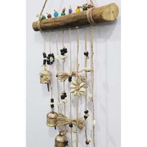 Handmade Boho <b>Garden</b> <b>Hanging</b> Wood Windchime Multi-Colour Beaded Sun Catcher - Product Image 5