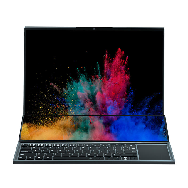 Factory Custom 16 Inch + 14 Inch I7 9750H Touch Dual Screen Laptop RAM 16 32 64 GB DDR4 1TB SSD Double Screen 16"+14" Notebook