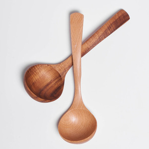 Big spoon for soup & broth serving wood <b>ladle</b> kitchen essentials natural crafted <b>wooden</b> <b>ladles</b> - Product Image 3