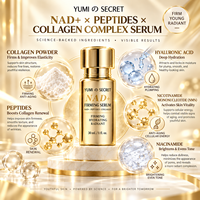 Sérum de collagène NAD+ à base de peptides de saumon, acide hyaluronique, mésothérapie pour PRP, sérum stérile professionnel pour microneedling