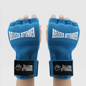 Gants de boxe demi-doigt avec brassard de poignet Bandage de protection en gel pour un équipement et une protection améliorés - Product Image 1