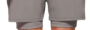 OEM <b>Men's</b> Casual <b>Shorts</b> Premium Lightweight Soft Cotton Blend Elastic Waist <b>Utility</b> Pockets Solid Pattern Daily Comfort - Product Image 2