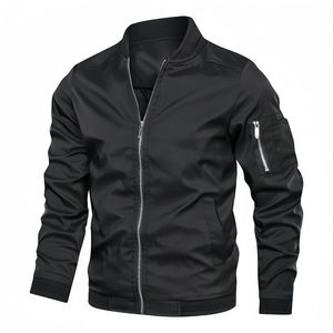 Chaqueta de otoño a prueba de viento para hombre personalizada 2025, abrigo informal de talla grande de manga larga de alta calidad para Otoño e Invierno - Product Image 2