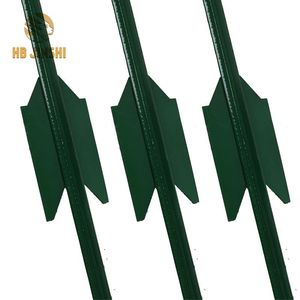 Precios de fábrica Poste de cerca en T tachonado verde de 6 pies para enrejado de esgrima de jardín - Product Image 1
