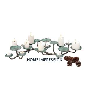 Nouveau bougeoir de table en métal de couleur marron antique tendance conception taille moyenne décor de table à la maison bougeoir bon prix - Product Image 3