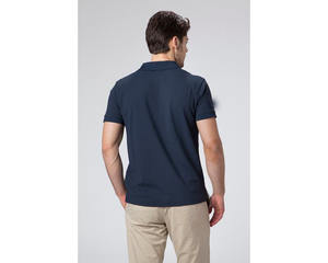 Vente en gros d'usine de t-shirt polo pour hommes à séchage rapide à manches courtes anti-rides solide brodé OEM personnalisable solide - Product Image 3