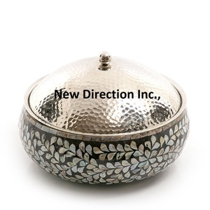 หม้อสแตนเลสเก็บความร้อนทรงกลมทำจากไม้สำหรับเสิร์ฟอาหาร - Product Image 6