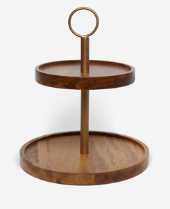 AK ที่ตั้งเค้กทองเหลืองแบบทันสมัยพร้อมที่วางเค้กทำมือคุณภาพสูงเคลือบทองแดงสำหรับงานเลี้ยงวันเกิด - Product Image 4