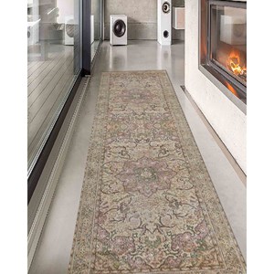 Alfombra Floral Impresa en 3D, Alfombra Grande de Color Marrón, Regalo de Inauguración de Casa, Alfombra de Chenilla - Product Image 4