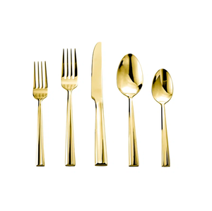 Juego de cubiertos de oro, juego de cubiertos de acero inoxidable, cuchillo PARA CENA, cuchara, tenedor, hogar, cocina, restaurante, vajilla, decoración de eventos de boda 2024 - Product Image 2