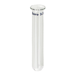 Provette (100 pz.), vetro borosilicato 3.3, a parete spessa, con bordo - Product Image 1