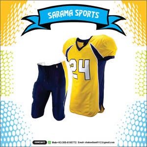 Uniforme de fútbol americano juvenil Diseño personalizado Jersey Sudaderas con capucha Uniformes de fútbol con diseño personalizado y logotipo, - Product Image 4