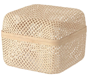 ตะกร้าเก็บของใช้ในครัวเรือนแบบเวียดนามตะกร้าสานมือจากหวายปรับแต่งโลโก้ได้ตามต้องการโซลูชันจัดเก็บวิลโลว์ใช้งานได้ - Product Image 1