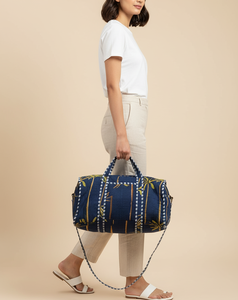 Mayormente vendido personalizado hecho a mano mujeres señoras algodón Tote bolso de hombro para mujeres y señoras bolsos de viaje conjunto de regalos - Product Image 3