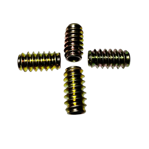 M8 c1022 Vàng kẽm mạ Việt Nam bên trong và bên ngoài răng gỗ đồ nội thất chèn Nut nam và nữ chủ đề kết nối các loại hạt THV - Product Image 3