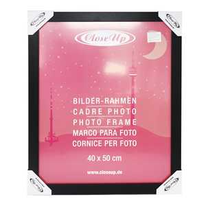 Cadre photo moderne noir 40 x 50 cm format A2/A4 en alliage métallique et aluminium - Product Image 3