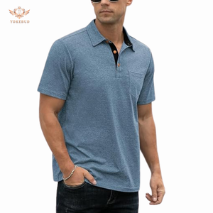 Hombres Casual para Polos Calidad Premium 100% Algodón Secado rápido Cuello Camiseta Manga Corta Venta al por mayor Bangladesh - Product Image 3