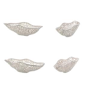 Cuenco decorativo de aluminio ecológico hecho a mano de metal para fiestas resistente al calor y hermoso - Product Image 3