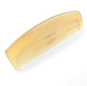 Peine de masaje de cuerno de búfalo blanco Natural - Product Image 3