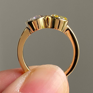 Anillo de Compromiso de Oro Rosa de 10k con Diamante Moissanite de Corte Ovalado y Pera de 1 Quilate, Engastado en Puntas, Certificado IGI, para Mujer, Gran Venta - Product Image 2