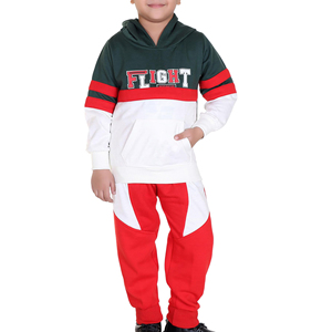 Survêtements pour enfants, design haut de gamme, coton de haute qualité, survêtement de sport, ensemble 2 pièces, 100% - Product Image 3