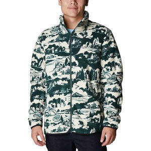 2025 <b>Men's</b> Wholesale Winter High Quality Bomber Outdoor <b>Jacket</b> Polar Chenille Patches <b>Sherpa</b> <b>Fleece</b> Bomber <b>Jacket</b> For <b>Men's</b> - Product Image 1