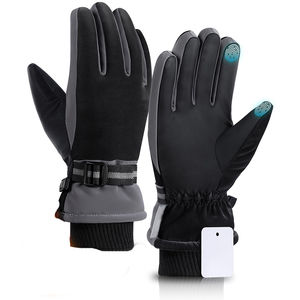 New Arrive Waterproof Windproof Touchscreen Compatible Polyester Ski Snowboard Unisex Winter <b>Warm</b> Split Finger Sports <b>Gloves</b> - Product Image 2