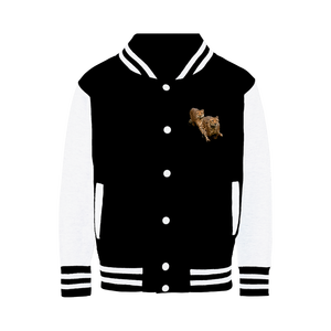 Cheetah Brothers Varsity Jacket in Corduroy Reversible Water-Proof XS 6XL Size Range <b>for</b> Autumn Season Paisley Patchwork Pattern - Product Image 1
