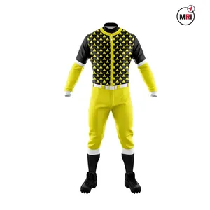 Günstiger Preis Männer nachhaltige Baseball-Uniform Top Einzigartige Sport bekleidung schnell trocknende atmungsaktive Herren-Baseball-Uniform OEM Custom ized