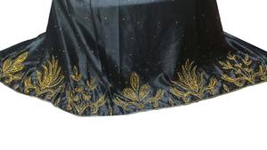 Tissu jacquard perlé uni en taffetas, broderie écologique pour literie et robes de filles pour mariages - Product Image 3