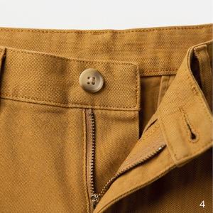 Pantalon chino slim pour homme, décontracté, uni, à taille mi-haute, coupe droite, design premium, couleur personnalisée, doux - Product Image 4