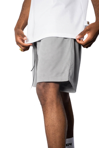 Vente en gros de shorts en maille décontractés et respirants pour hommes avec logo personnalisé pour le fitness et le sport - Product Image 6