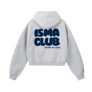 เสื้อกันหนาวแนวสตรีทผ้าฟลีซมีฮู้ดใส่ได้ทั้งชายและหญิงมีซิปปักลายและตัวอักษร - Product Image 3