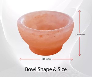 Bol de minéraux de sel naturel de l'Himalaya de qualité supérieure en gros Matériau organique Artisanat fait à la main en provenance du Pakistan - Product Image 4