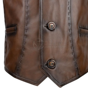 2025 Leather Custom Waistcoat Whole Sale Rate <b>Women</b> Leather <b>Vest</b> <b>Top</b> Quality Whole Sale Rate Made In Pakistan - Product Image 5