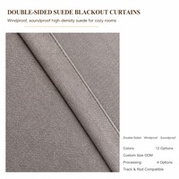 Tissu occultant lourd pour rideaux, draperie unie pour fenêtre, textile pour salon et chambre, sur mesure, vente en gros